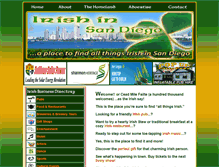 Tablet Screenshot of irishinsandiego.com